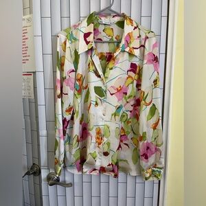 Zara Multicolor Floral Blouse